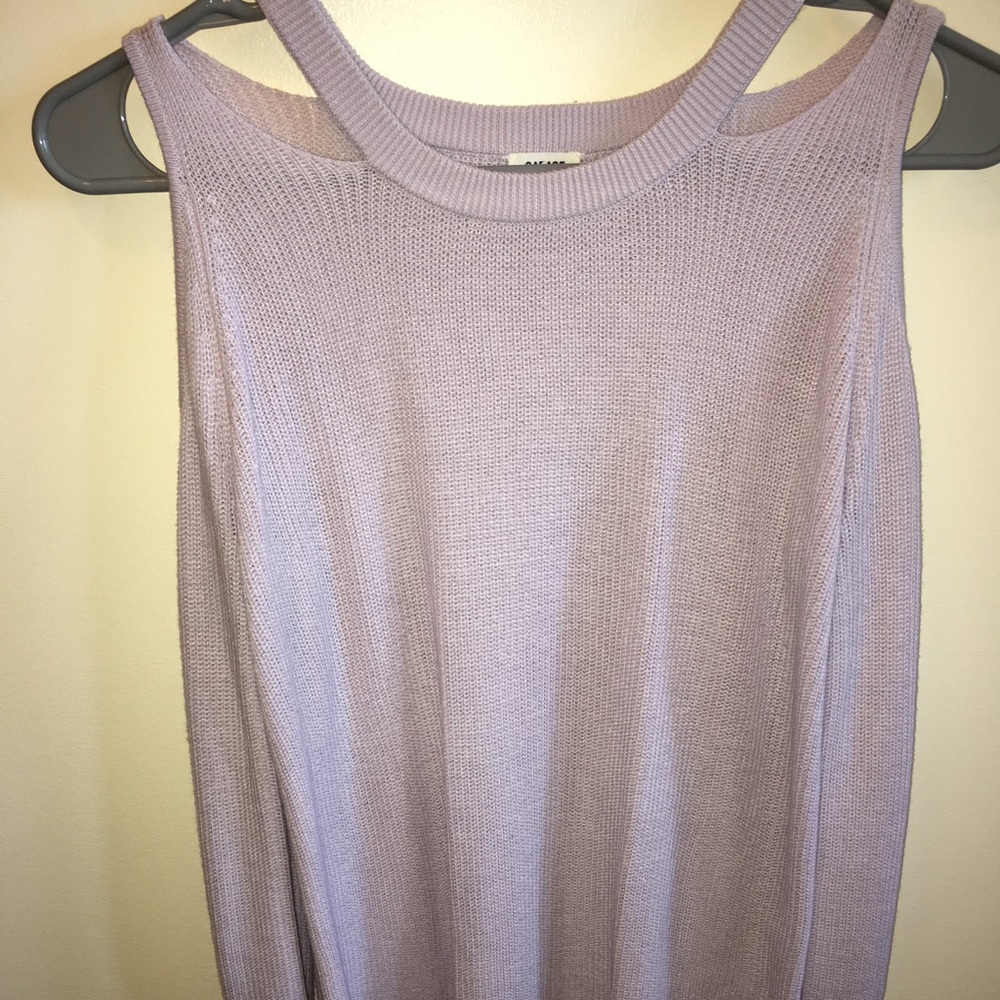 Garage light purple sweater